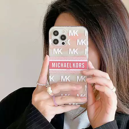 マイケルコース iPhone16/16ProMaxケース グラデーションシグネチャー柄 マイケル・コース ロゴプリントロゴプリント MICHAEL KORSマイケルコーススマホケース個性的 オシャレ 2色SC22083141