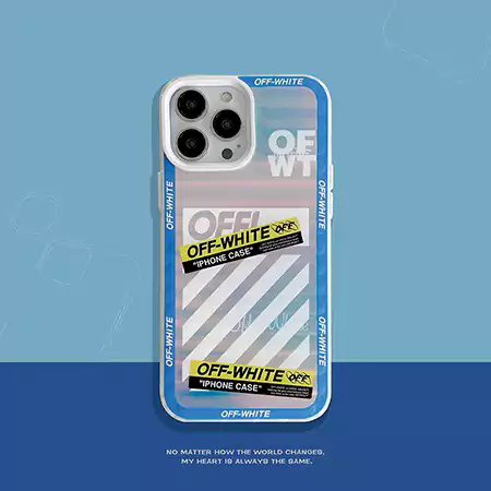 iPhone 14プロマックス Off White保護ケースレーザー