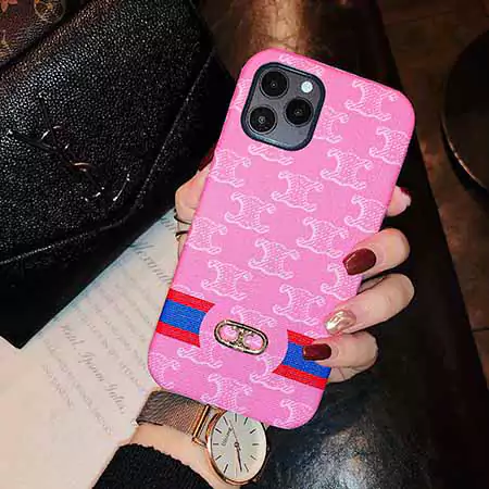 celineブランド柄 PU革貼12miniケース