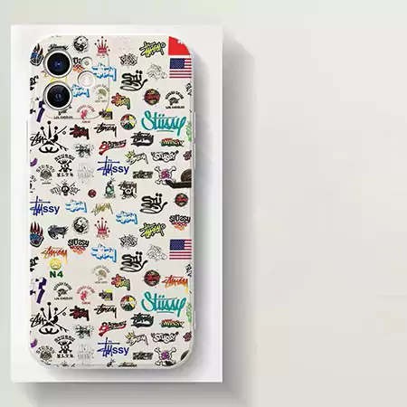 Stussy iPhoneケース シリコン