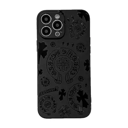 アイホン14promax スマホケース Chrome Hearts ロゴ付き