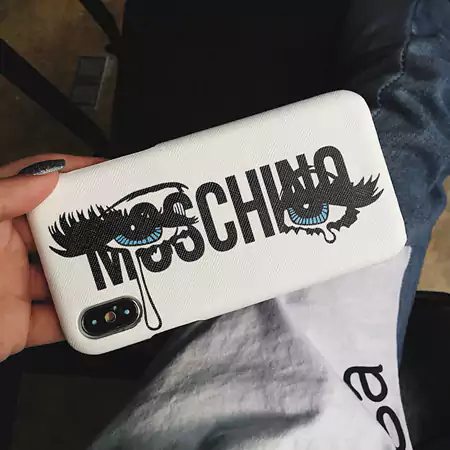 モスキーノ iPhoneXS熊カバー ペア用