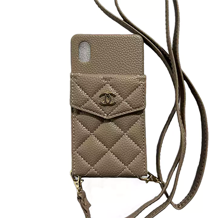 シャネルXperia 10 V/10 VI/10 IV ケース 皮革素材 背面カードケース  SC24061805|スーパー コピー 安全 な サイト