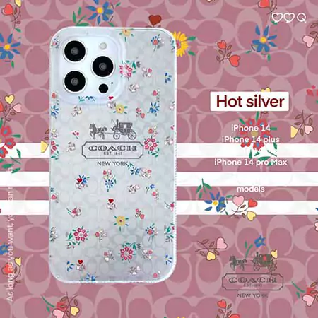 半透明コーチiphone16ケース