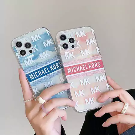 マイケルコース iPhone16/16ProMaxケース グラデーションシグネチャー柄 マイケル・コース ロゴプリントロゴプリント MICHAEL KORSマイケルコーススマホケース個性的 オシャレ 2色SC22083141