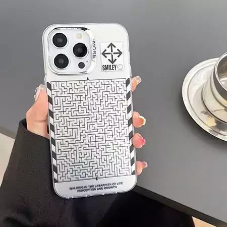 PE アイフォーン 15 カバー オフホワイト off white