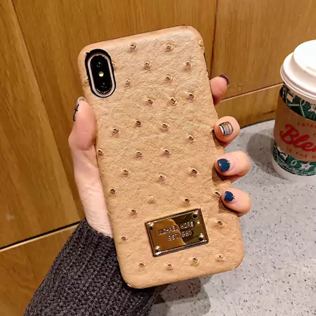 本革製 MK iphonexs