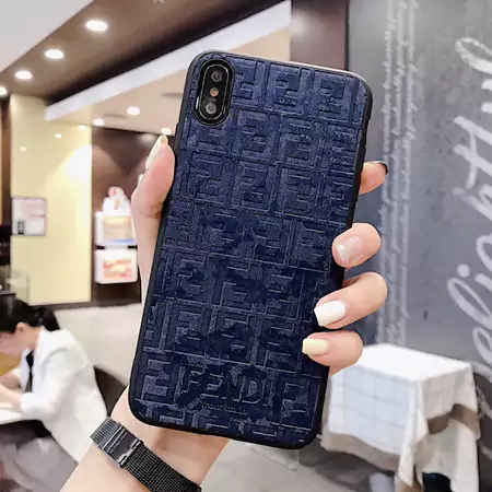 Fendi iphonex8 plusケース エンボス