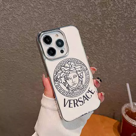 versace iphone16 proケース 指紋防止
