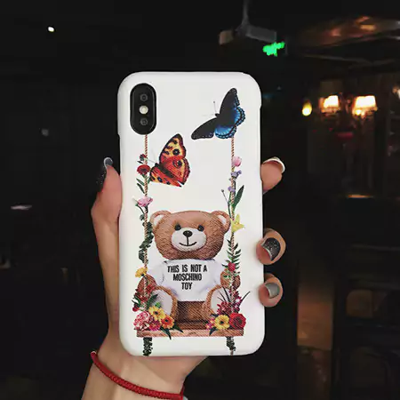 モスキーノ Galaxy S8S9カワイイケース