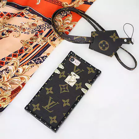 ビジネス風ケース iphone7 LV モノグラム柄付き