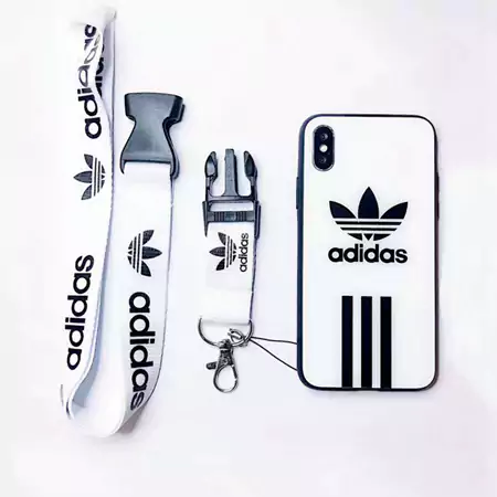 背面ガラス Adidasカバー iphone8