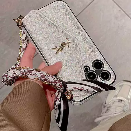 サンローラン iPhone16ケース 皮革製