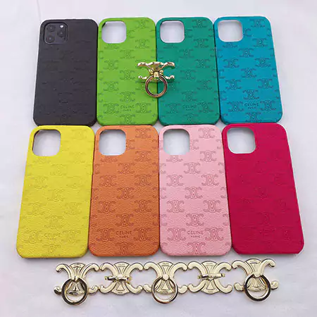 CELINE iPhone12 スマホケース指輪付き