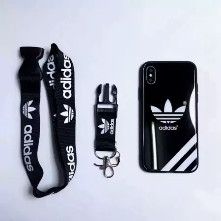 背面ガラス adidas アイフォンxsカバー