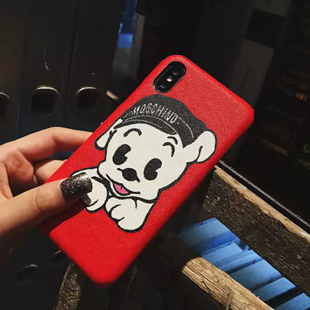 モスキーノ Galaxy S8S9カワイイケース