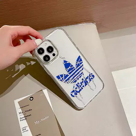 アディダス風透明iphone15proカバー