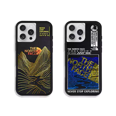 ザノースフェイス アートiphone16 proケース