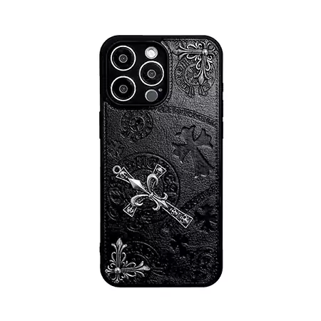 クロームハーツiphone16proケース レザー