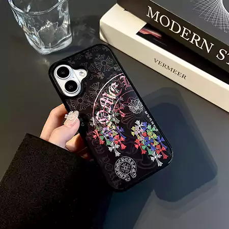 クロームハーツiphone16proケース ピンク