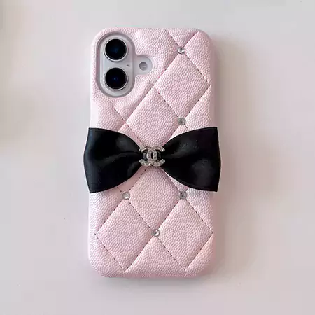 chanel iphone16 proケース ラインストーン