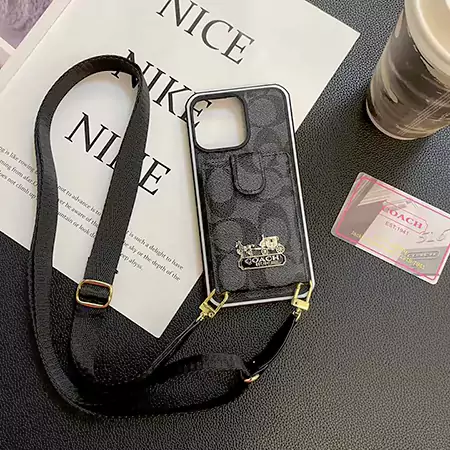 コーチiphone16 plusケースショルダー