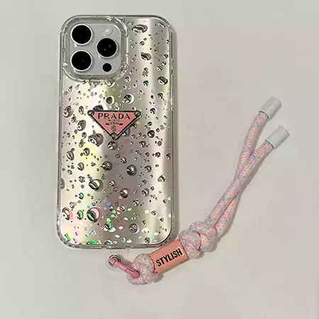 プラダ iphone16 proスマホ ストラップ付き