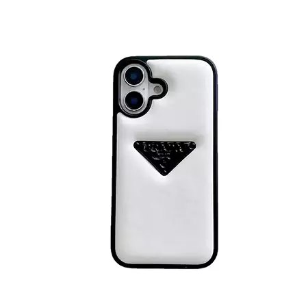 プラダ iphone16ケース ホットプレス レザー