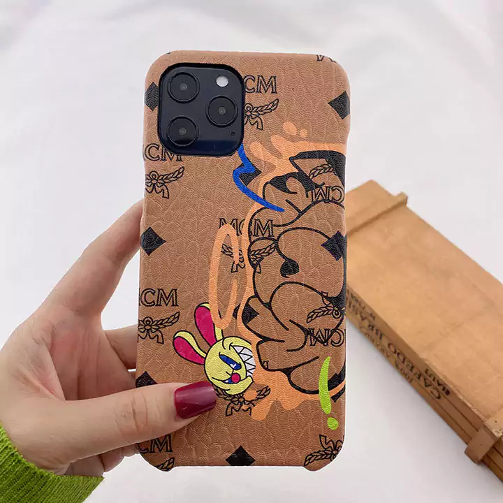 MCM 落書き アニメ風 エムシーエム アイフォン16/16Pro/16Promax スマホケース ブランド字母プリント 可愛い うさぎ柄Galaxy S24/S24Plus/S24 Ultra 保護ケース SC21060113|スーパー コピー 安全 な サイト