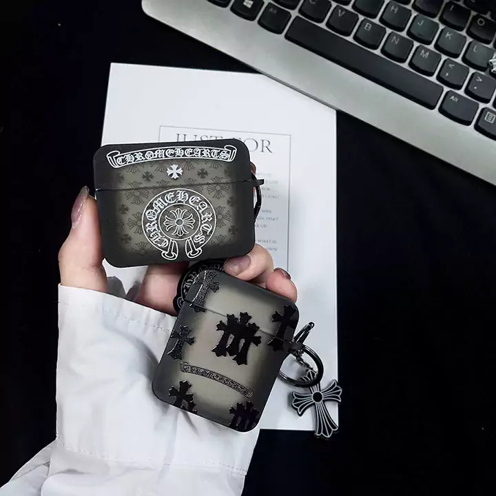 クロームハーツAirpodsカバー ペンダント付き オシャレ