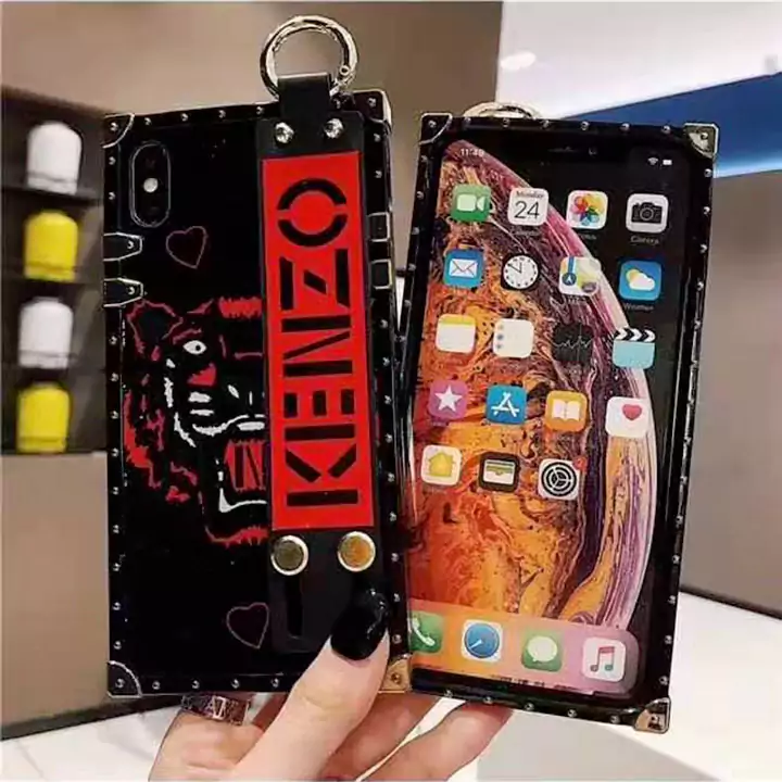 ケンゾー iphone12 pro max虎頭柄モチーフケース
