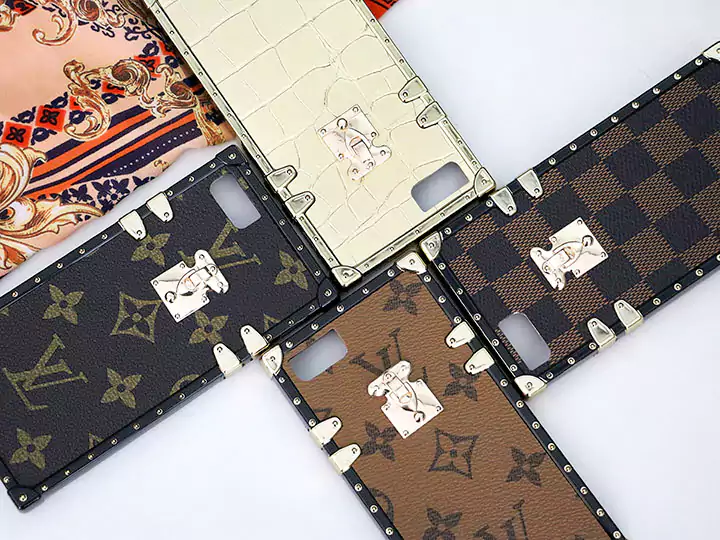 ビジネス風ケース iphone7 LV モノグラム柄付き