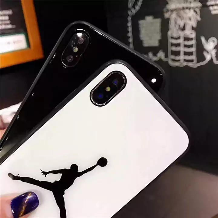 ガラス背面 iphonexrxsカバー Jordan