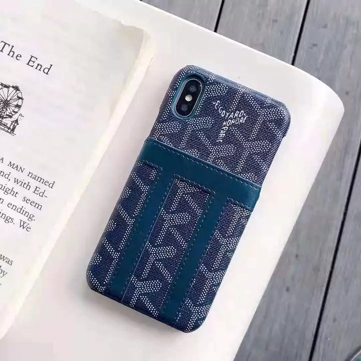 高質革貼アイフォーン88Plus保護ケースgoyard