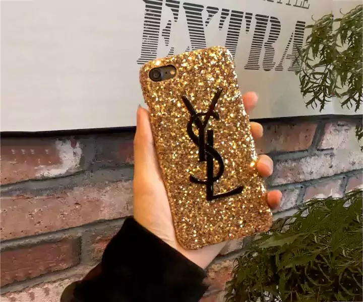 YSL iPhonexケース キラキラ