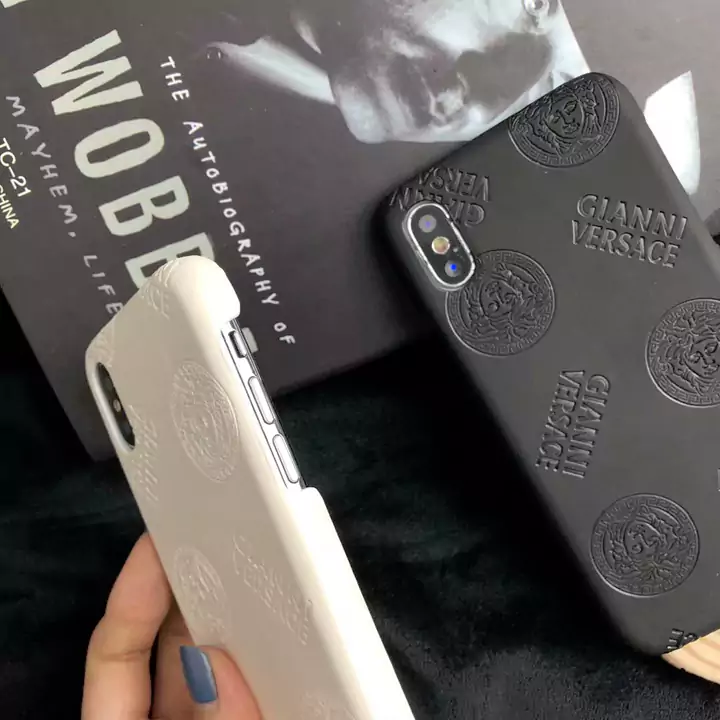 ヴェルサーチ iPhoneXRケース レザー