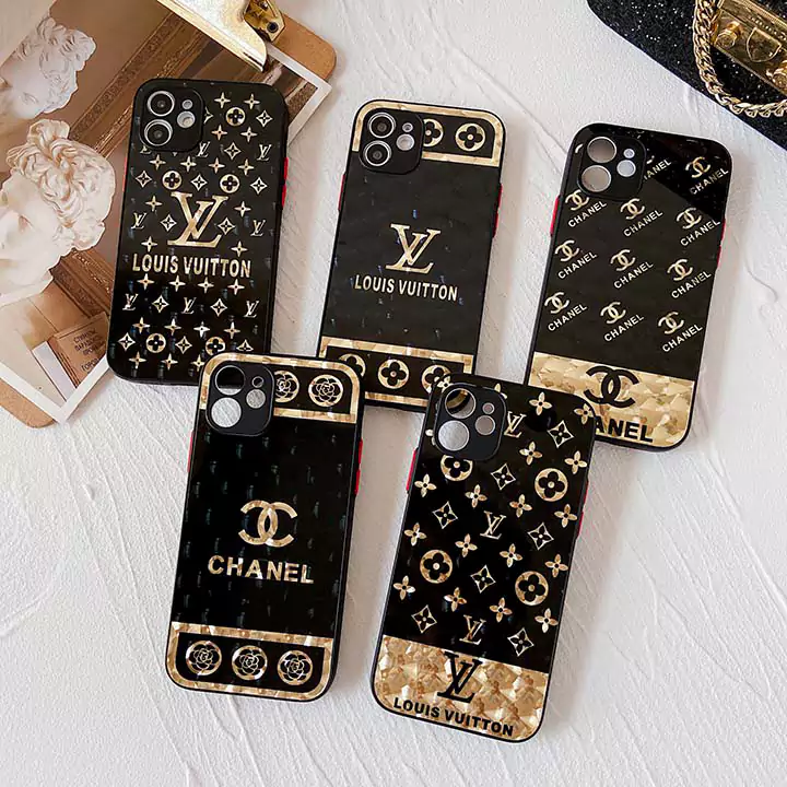 光沢感 保護ケース アイフォーン12mini chanel