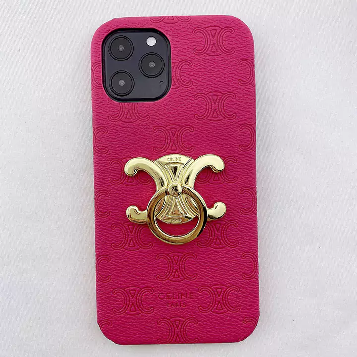 フランスCelineモノグラム型押しiphone12miniケース