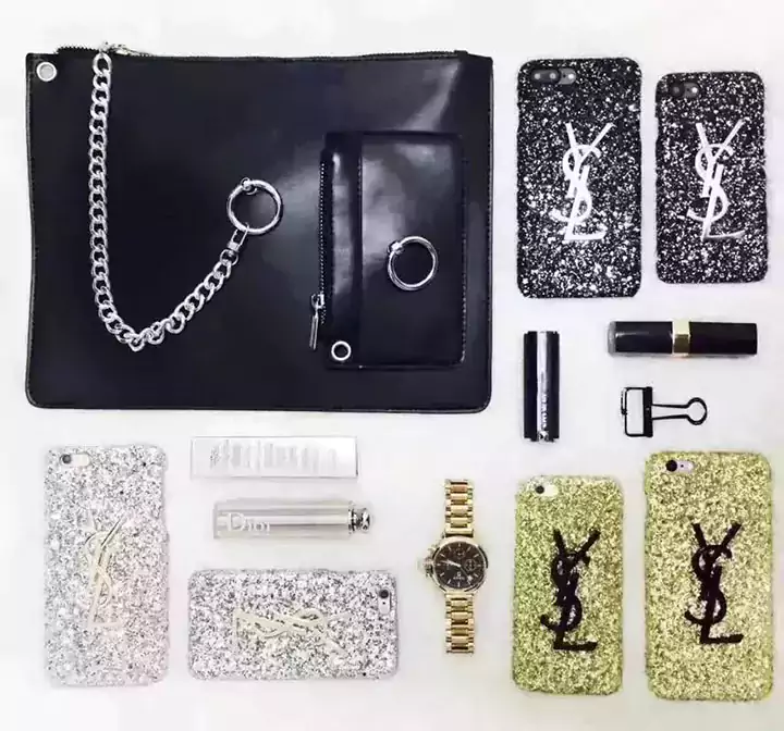 綺麗 アイフォン8プラスケース イブサンローラン