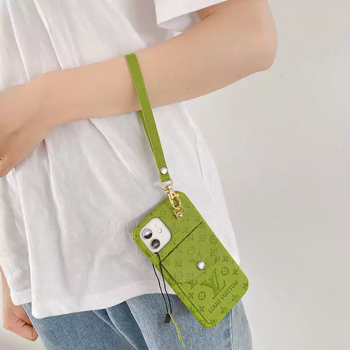 ビトン 手首ストラップ付きアイフォン 14promax カバー