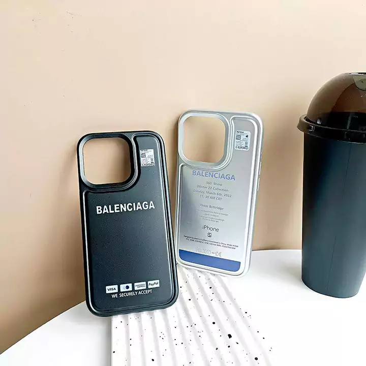 新作の バレンシアガ風 iPhone16pro maxケース