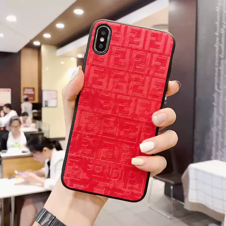Fendi iphonex8 plusケース エンボス