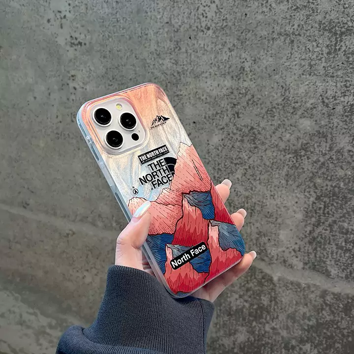 メンズ向けiphone15ケースノースフェイス