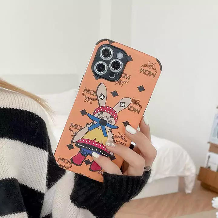 エムシーエム おしゃれブランド iphone 12/12 pro/12 pro maxケース ウサギ可愛い iphone11/11pro maxケース個性潮流 iphone x/xr/xs/xs maxケース 韓国風芸能人愛用ブランドSC21032503