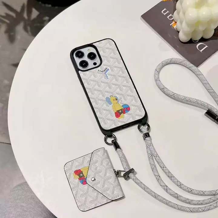 iphone 13 カバーゴヤール風 ブランドロゴ