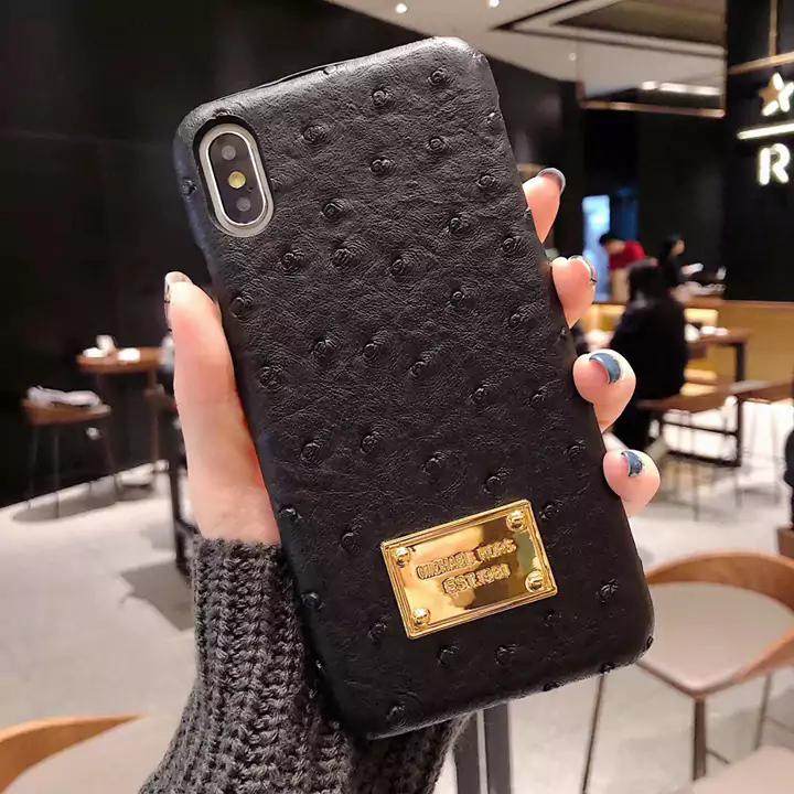 本革製 MK iphonexs