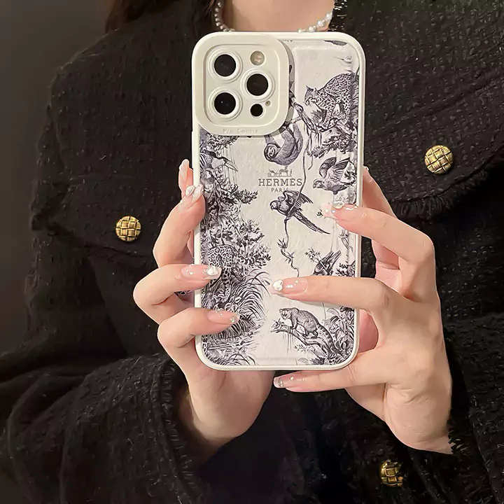 アイフォン 14 plus ブランド字母プリント ケース hermes