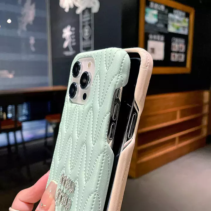 ミュウミュウケースiPhone 12promax12合わせ易い