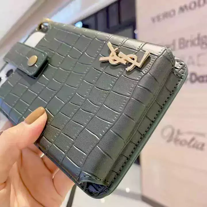 手帳型 YSLイヴサンローラン iphone16 Galaxy S24 Ultra Google Pixel 9Pro Aquos R9  Xperia 1 VI ハイブランドケースカバー