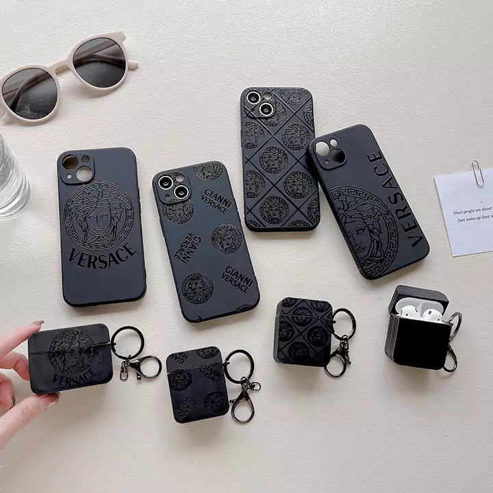 iPhone AirPods セットversaceケースアイフォン 12Pro12